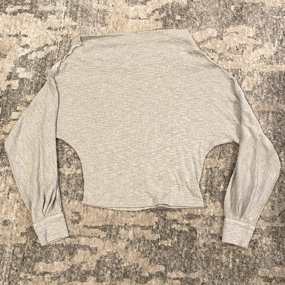 Free People Off Shoulder Long Sleeve Sweater
